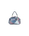  Braccialini - Bauletto piccolo in tessuto jeans Candy