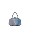  Braccialini - Bauletto piccolo in tessuto jeans Candy