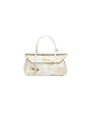 Braccialini - Borsa a mano con tracolla in pelle Deva