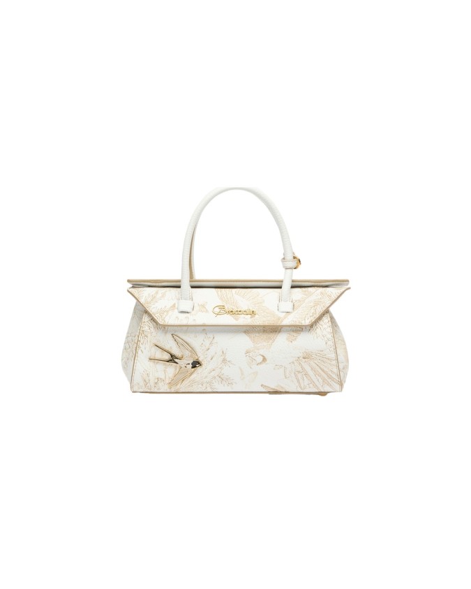  Braccialini - Borsa a mano con tracolla in pelle Deva