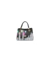  Braccialini - Borsa a mano in similpelle con doppi manici Bugs