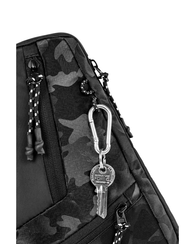  Esercito - Tracolla Monospalla con Tasche in Tessuto RPET
