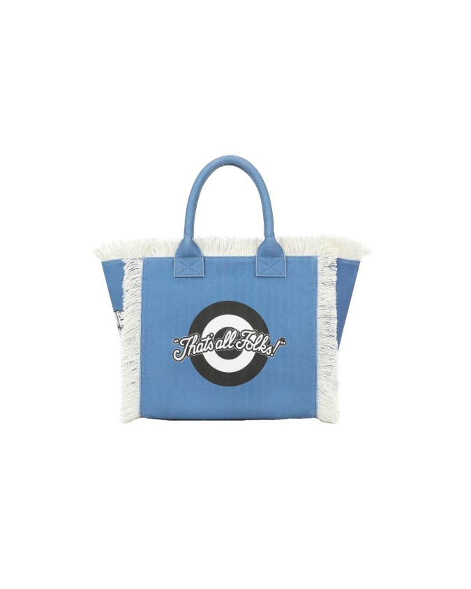  Braccialini - Tote bag in tessuto canvas stampa Bugs Bunny