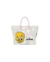  Braccialini - Tote bag in tessuto canvas stampa Titti Summer