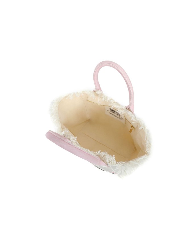  Braccialini - Tote bag in tessuto canvas stampa Titti Summer