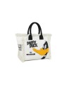  Braccialini - Tote bag in canvas con stampa Duffy Duck Summer