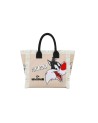 Braccialini - Tote bag in canvas con stampa gatto Silvestro