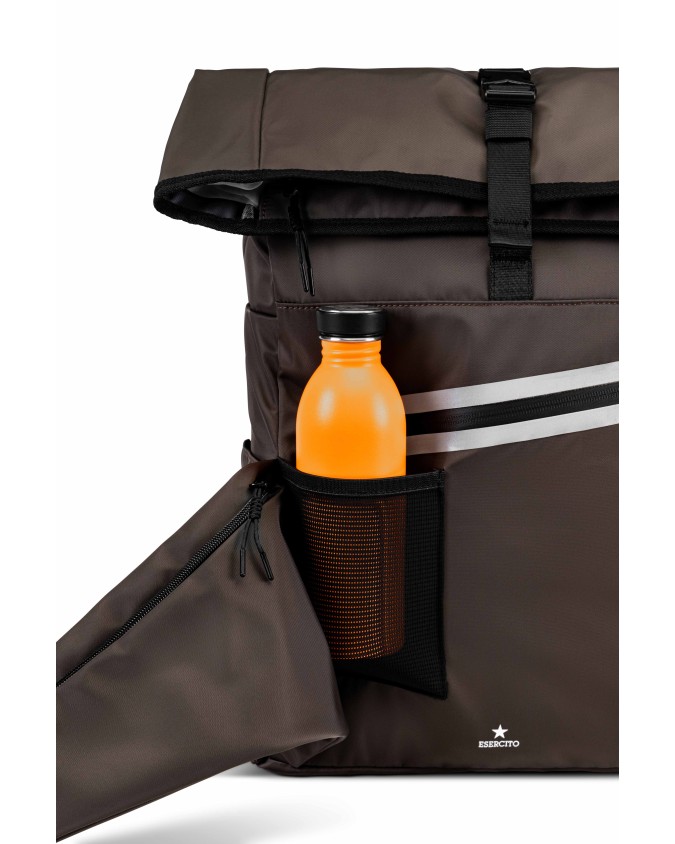  Esercito - Zaino Rolltop Porta Pc 15.5" in Nylon Urban