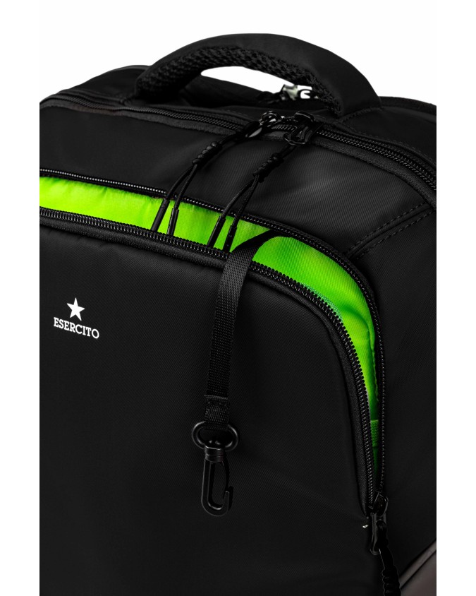  Esercito - Zaino con Tasca Frontale Porta Pc 15" in Nylon Urban