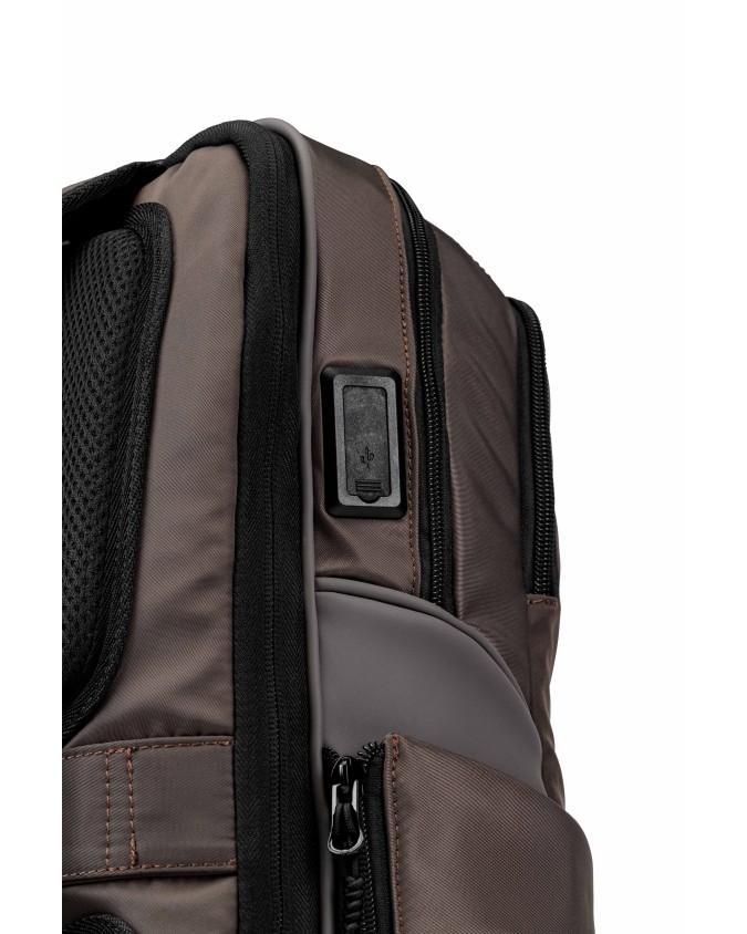  Esercito - Zaino con Tasca Frontale Porta Pc 15" in Nylon Urban