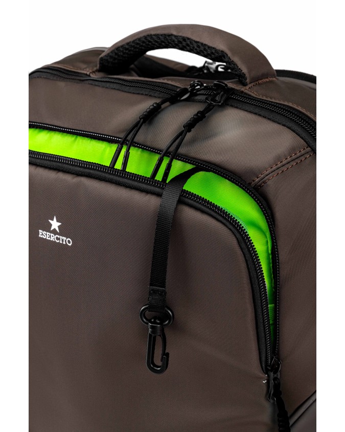  Esercito - Zaino con Tasca Frontale Porta Pc 15" in Nylon Urban