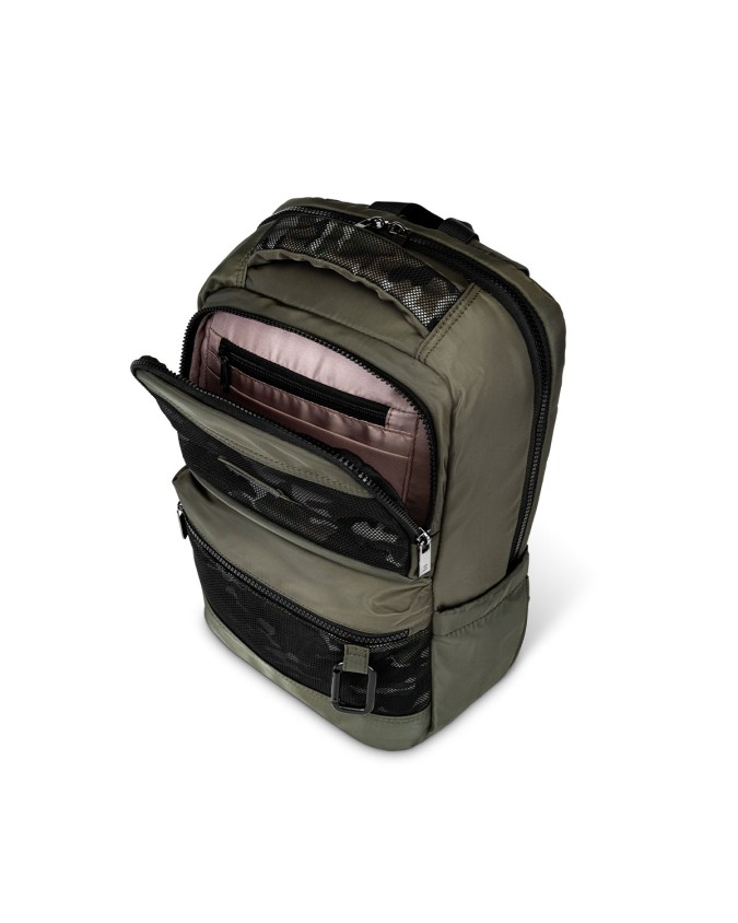  Esercito - Zaino con Tasca Frontale Porta Pc 14" in Nylon Tg.