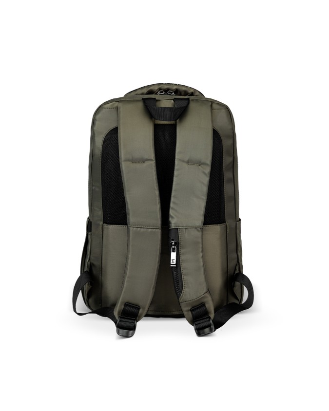 Esercito - Zaino con Tasca Frontale Porta Pc 14" in Nylon Tg.
