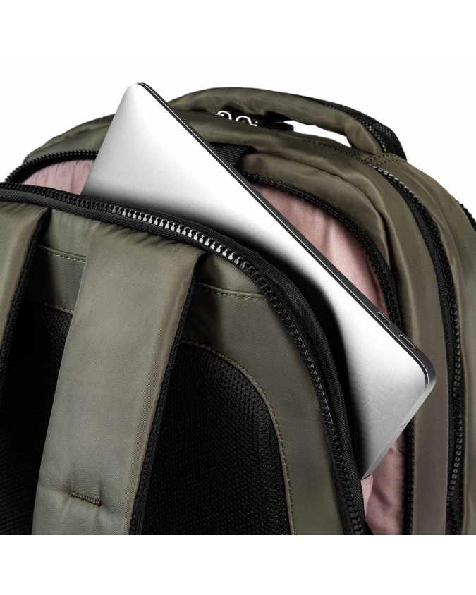  Esercito - Zaino con Tasca Frontale Porta Pc 15" in Nylon Tg.