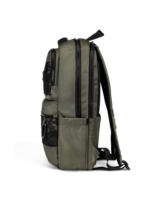  Esercito - Zaino con Tasca Frontale Porta Pc 15" in Nylon Tg.