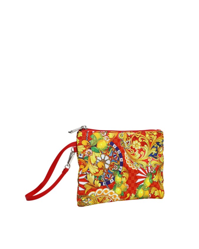  Ynot - Pochette bustina con manico laterale in nylon Modica