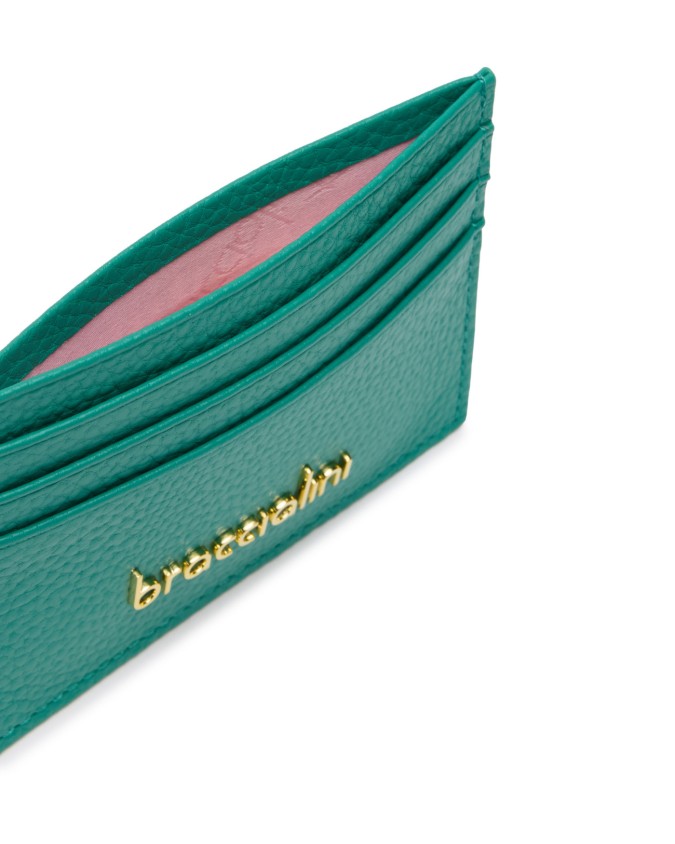  Braccialini - Porta carte di credito donna in pelle Basic