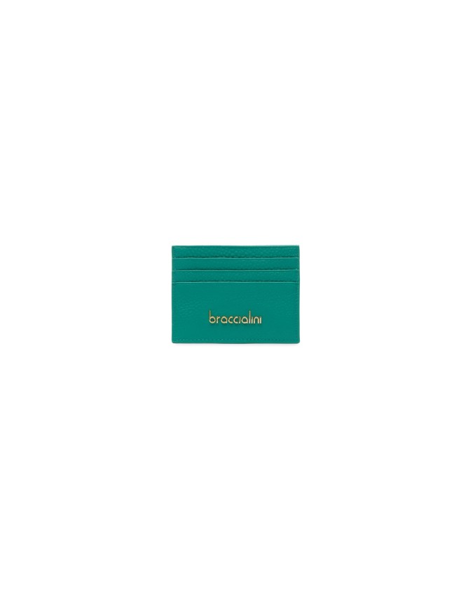  Braccialini - Porta carte di credito donna in pelle Basic