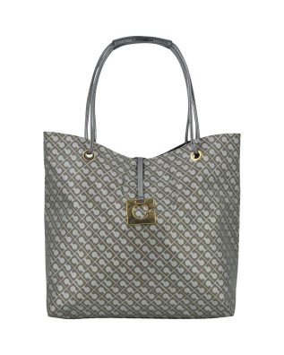 Gherardini - Borsa shopper Media Verticale in Tessuto Opaco