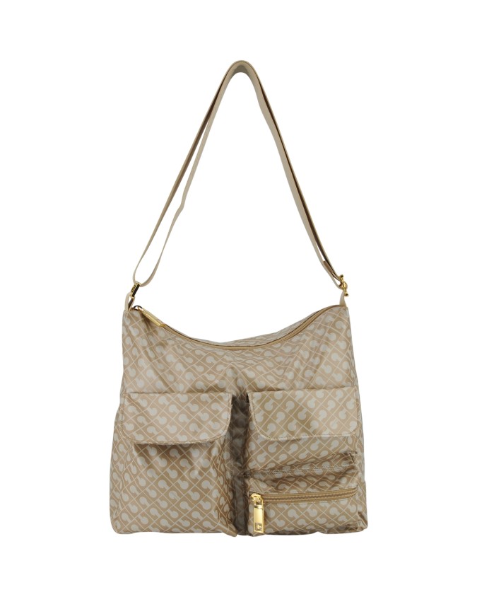 Gherardini - Borsa a tracolla con tasche esterne Softy