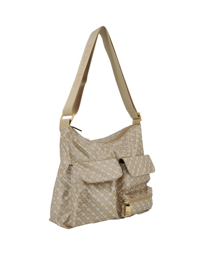 Gherardini - Borsa a tracolla con tasche esterne Softy