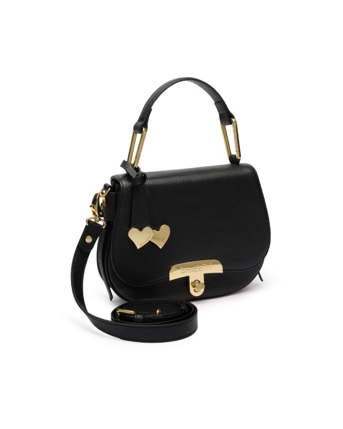  Braccialini - Borsa a mano in pelle con patta Michelle