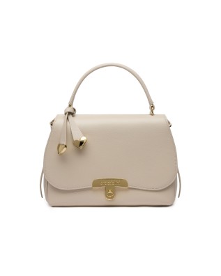 Braccialini - Mittlere Handtasche aus Leder mit Klappe...