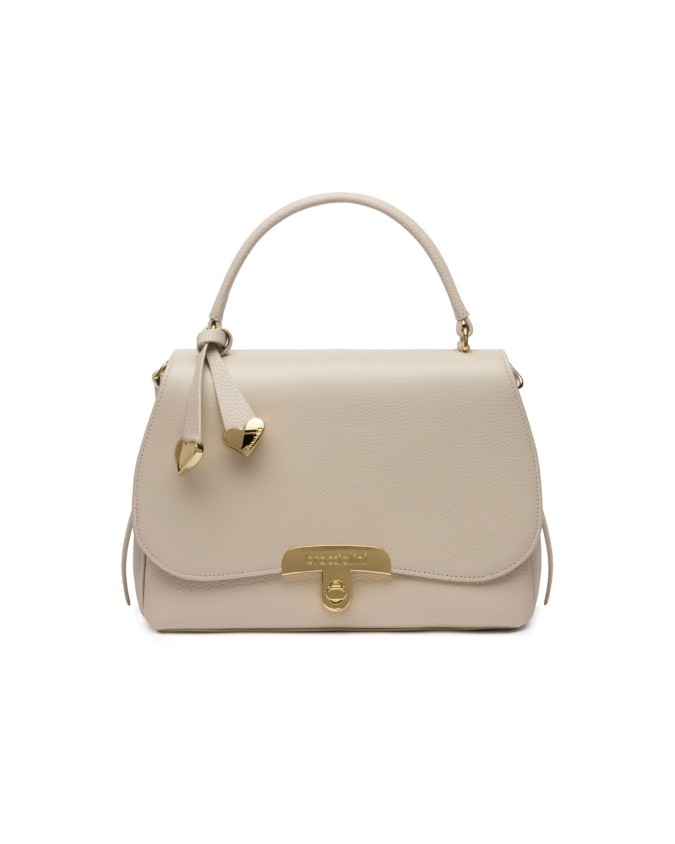  Braccialini - Borsa a mano media in pelle con patta Michelle