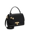  Braccialini - Borsa a mano media in pelle con patta Michelle