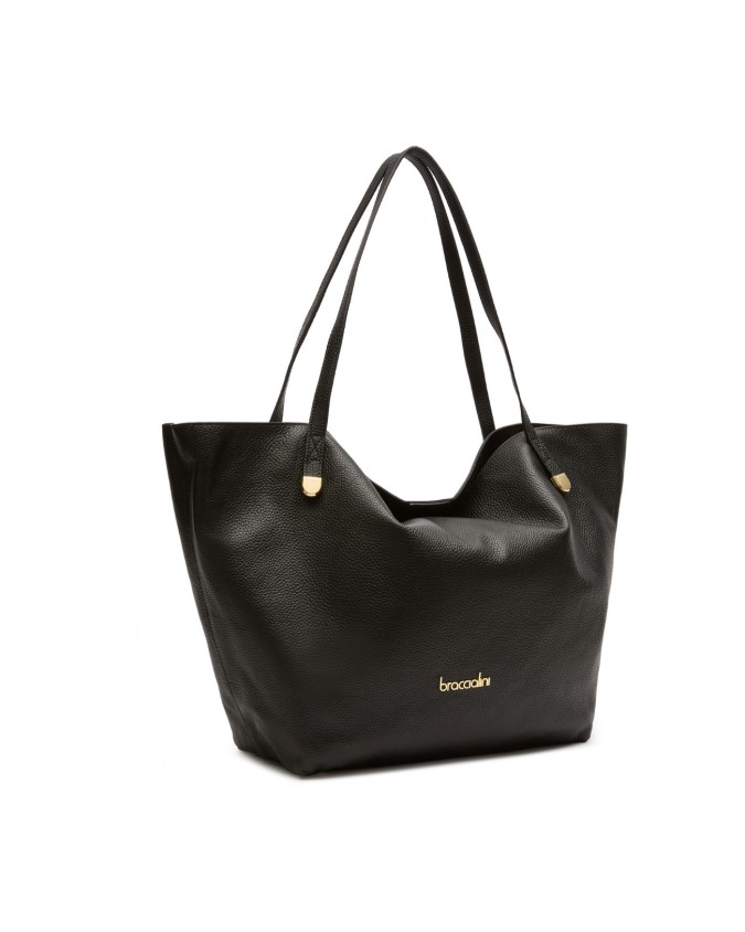  Braccialini - Borsa shopping morbida in pelle Ariel