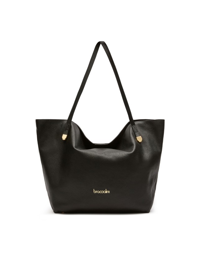  Braccialini - Borsa shopping morbida in pelle Ariel