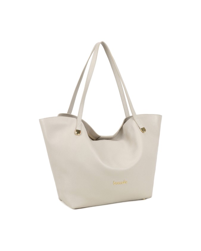  Braccialini - Borsa shopping morbida in pelle Ariel
