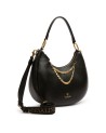  Braccialini - Borsa a Spalla Hobo in Simil Pelle con Catena