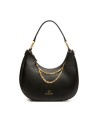  Braccialini - Borsa a Spalla Hobo in Simil Pelle con Catena