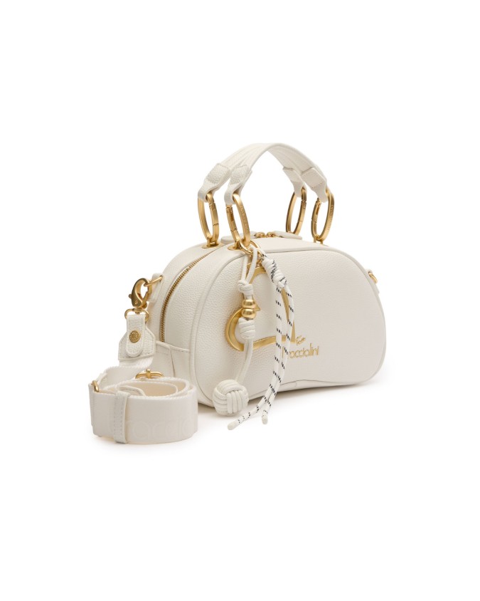  Braccialini - Borsa Bauletto Piccola con Tracolla e Charm
