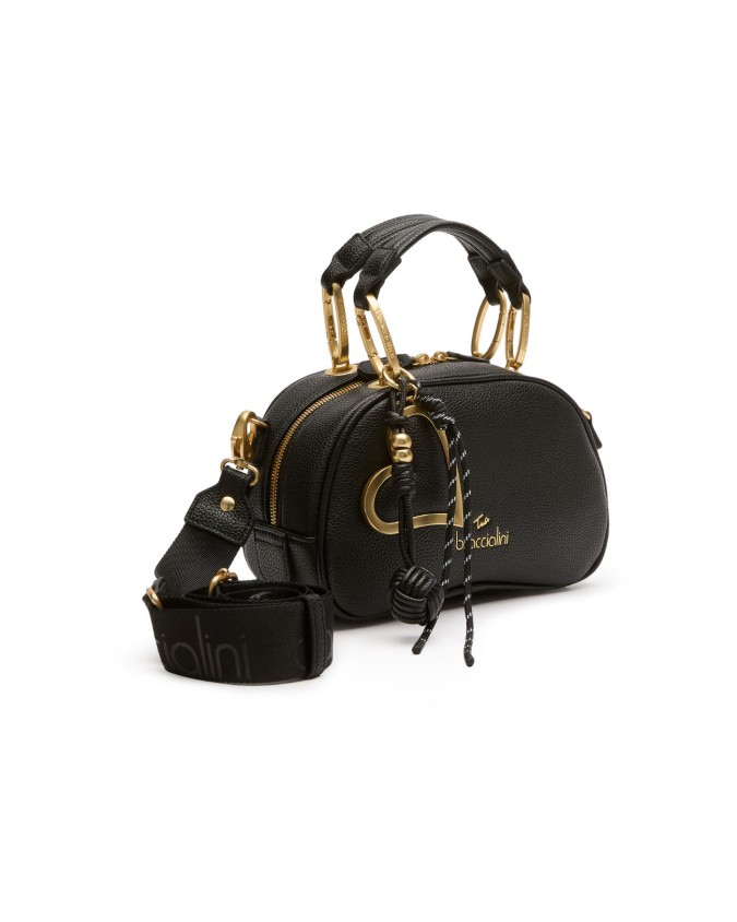  Braccialini - Borsa Bauletto Piccola con Tracolla e Charm