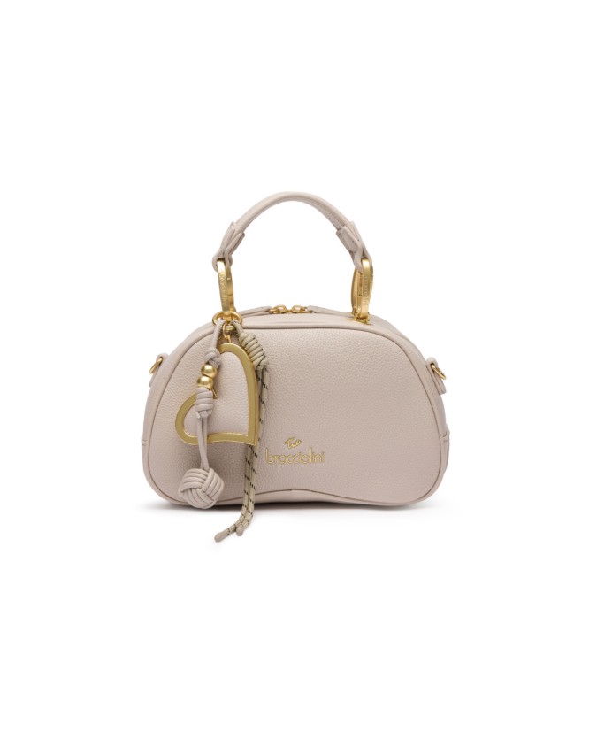  Braccialini - Borsa Bauletto Piccola con Tracolla e Charm