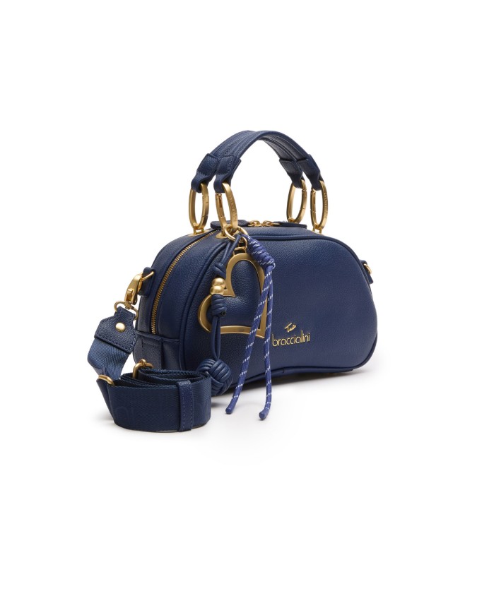  Braccialini - Borsa Bauletto Piccola con Tracolla e Charm