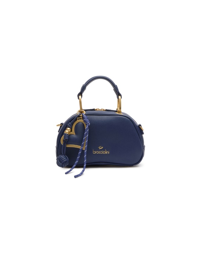  Braccialini - Borsa Bauletto Piccola con Tracolla e Charm