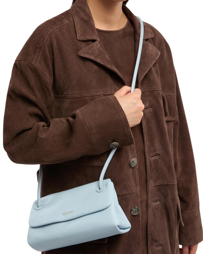  Trussardi - Borsa a spalla mini in nappa Orbita