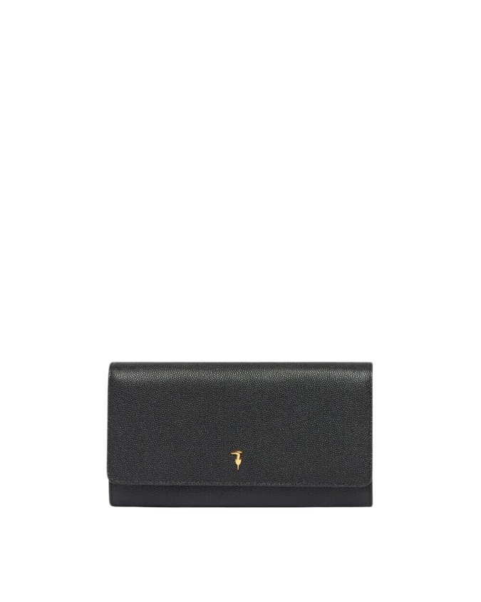 Trussardi - Cameo Continental Leather Flap Wallet