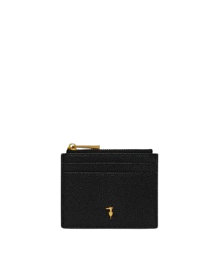  Trussardi - Porta carte di Credito in Pelle Cameo