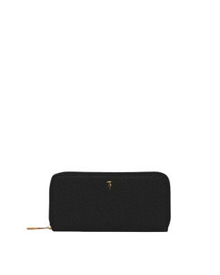  Trussardi - Portafoglio Zip Around in Pelle Cameo