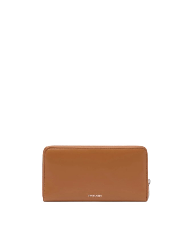  Trussardi - Portafoglio Zip Around in Calfskin Society