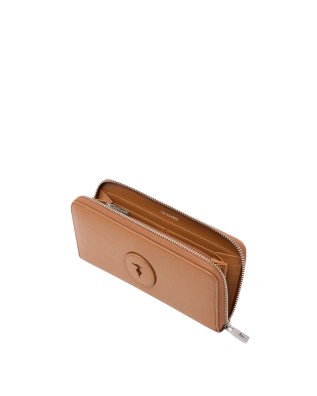  Trussardi - Portafoglio Zip Around in Calfskin Society 2