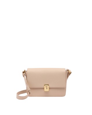 Trussardi - Umhängetasche mit Klappe, Größe M, Cameo