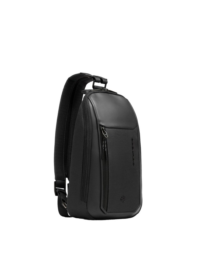  Piquadro - Zaino monospalla uomo porta iPad® in tessuto