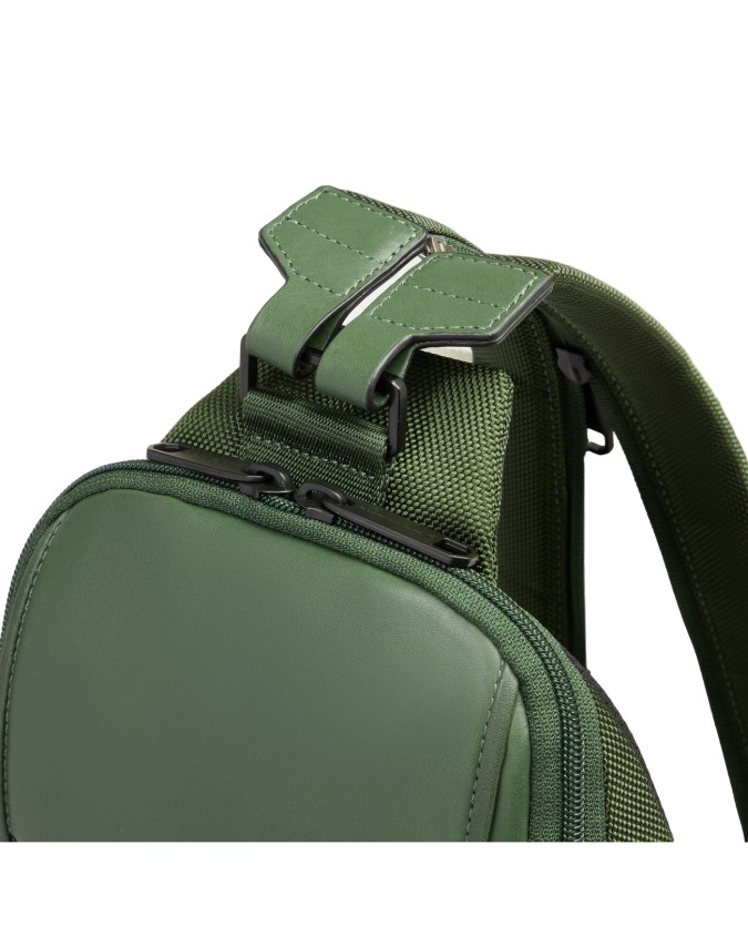  Piquadro - Zaino monospalla uomo porta iPad® in tessuto