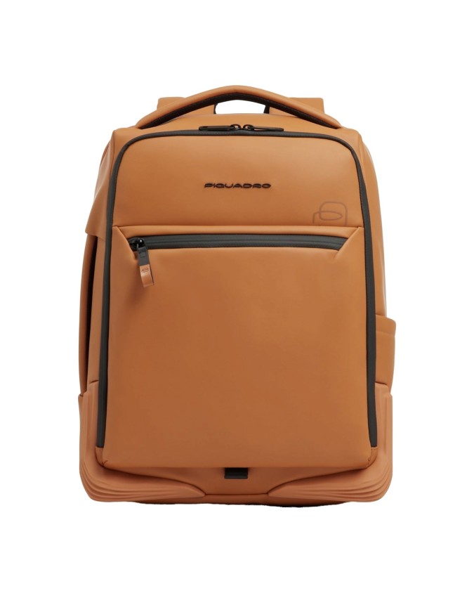  Piquadro - Zaino da viaggio in tessuto impermeabile porta pc