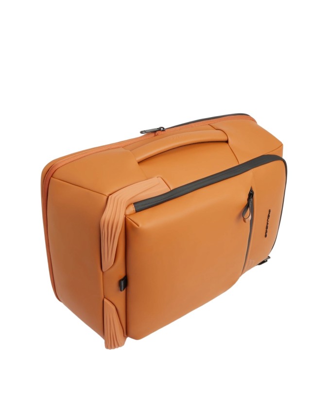  Piquadro - Zaino da viaggio in tessuto impermeabile porta pc